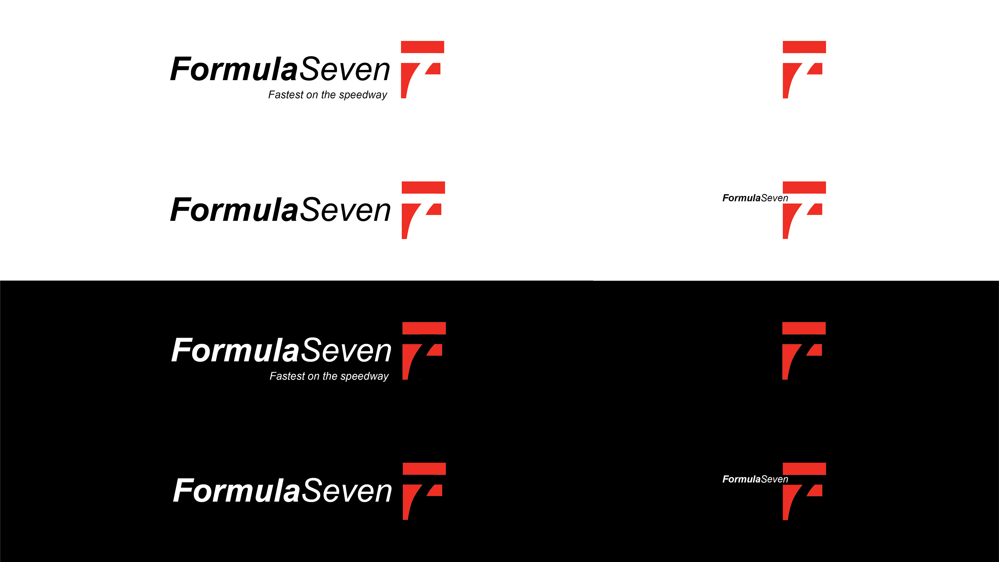formula7 logo variations